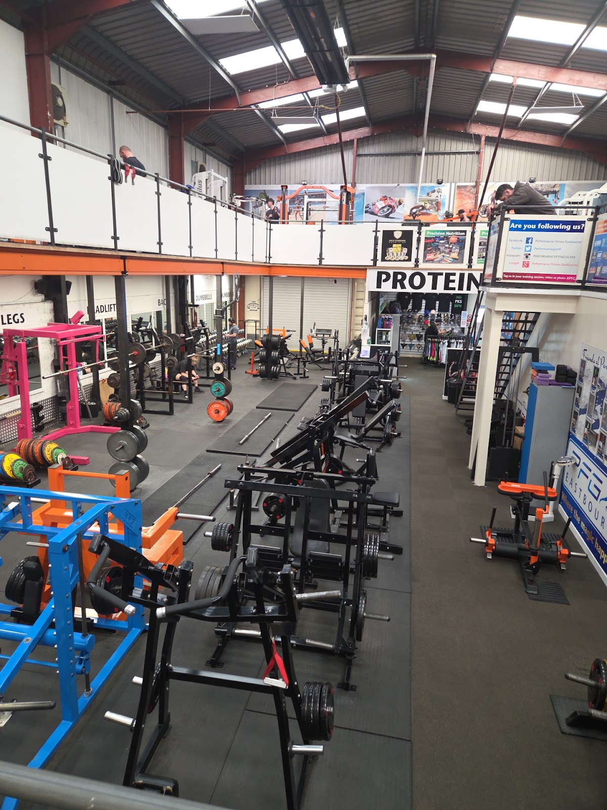 Inside Performance Fitness Gym, Eastbourne