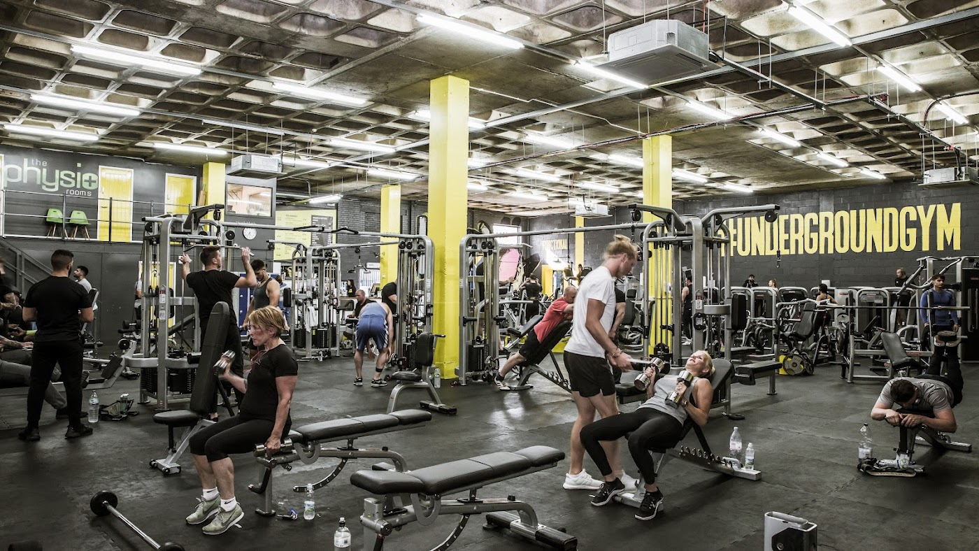 Inside Underground Gym, Brighton